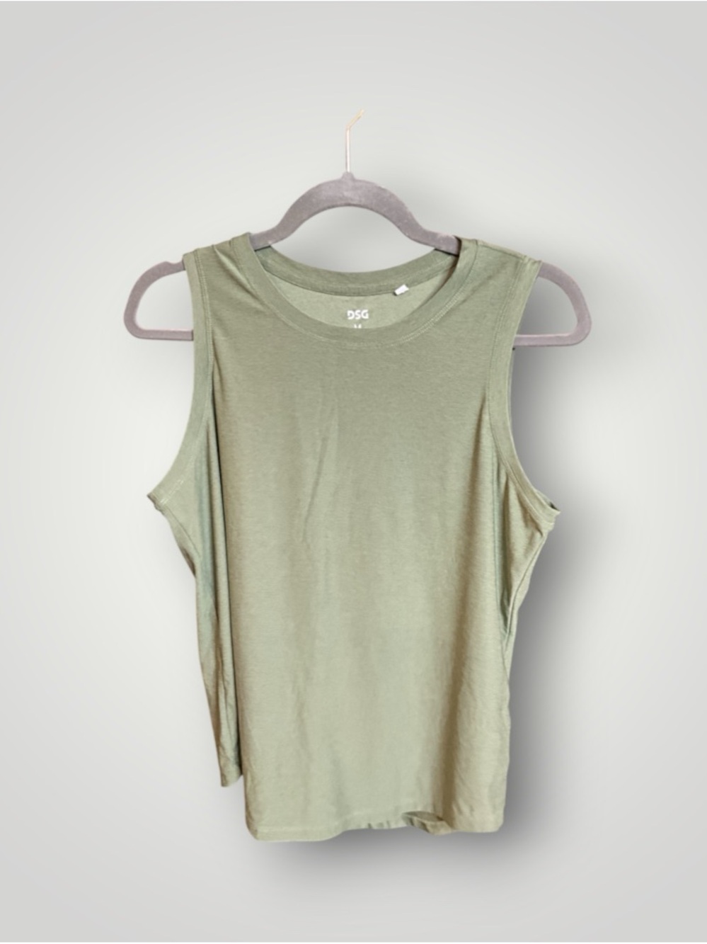 DSG Olive Green Muscle Tank, size M